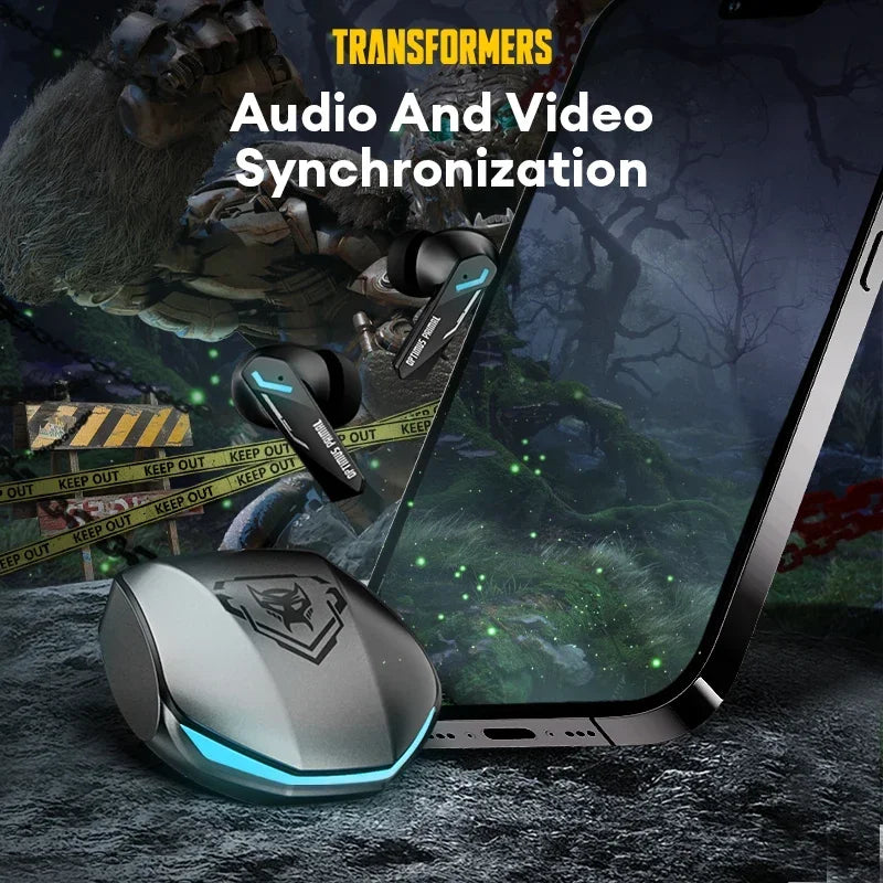 Fone de ouvido Bluetooth linha transformes