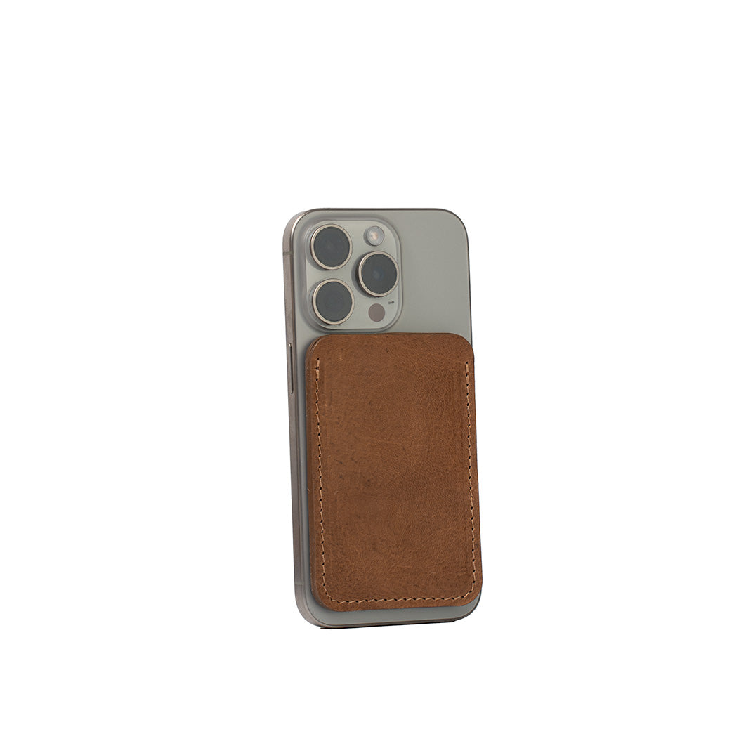 Leather MagSafe wallet - The Minimalist